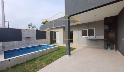 Casa para Venda em Itanhaém, Campos Elíseos, 2 dormitórios, 1 suíte, 2 banheiros, 3 vagas
