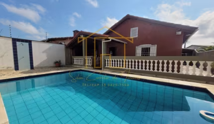 Casa para Venda em Itanhaém, Jardim Grandesp, 3 dormitórios, 1 suíte, 2 banheiros, 5 vagas