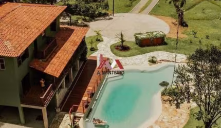 INCRÍVEL PROPRIEDADE CINEMATOGRÁFICA COM 2 CASAS E  PISCINA NATURAL COM PAISAGISMO EM ÁREA DE 65.000M²