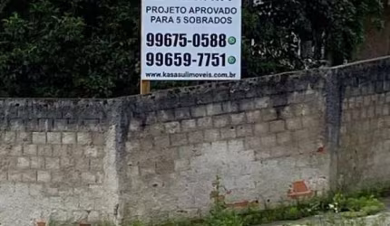 Terreno  de esquina à venda no Pilarzinho, ZR2, 600 metros.
