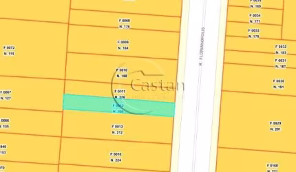 Terreno à venda na Rua Florianópolis, --, Mooca, São Paulo, 50 m2 por R$ 617.500