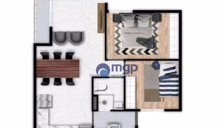 Apartamento com 2 dormitórios à venda, 54 m² por R$ 295.000,00 - Vila Mazzei - São Paulo/SP