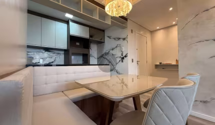 Apartamento Semi Mobiliado  a venda no Residencial Parque das Acácias em São José dos Pinhais.