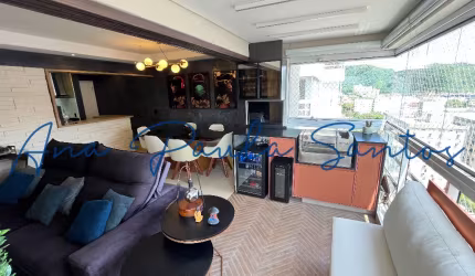 OPORTUNIDADE ÚNICA NO PORTO PANORAMA! Maravilhoso apartamento de 3 dorms (1 suíte) com varanda gourmet, a venda na Vila Belmiro em  Santos - SP