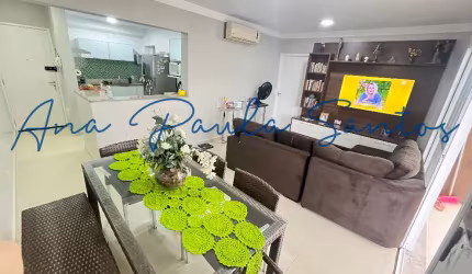 OPORTUNIDADE IMPERDÍVEL PORTO PANORAMA! Apartamento de 3 dorms (1 suíte) totalmente mobiliado, para locação na Vila Belmiro em Santos - SP