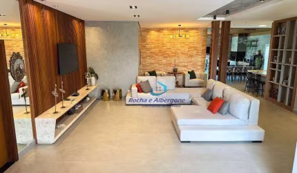 Linda Casa Térrea Condomínio Villagio do Engenho 4 dormitórios sendo 3 suítes Salas Gourmet Integrado Piscina 6 vagas Completa de armários Iluminação