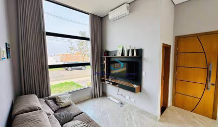 Casa Térrea Condomínio Morada das Flores Rosas Com 3 dormitórios sendo 1 suíte Lavabo Salas Integradas com Gourmet Armários Planejados Ar Condicionado