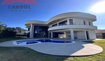 PORTAL JAPY GOLF CLUBE - AT 1.000m² - AC 379m² - 4 DORMS. - 8 VAGAS