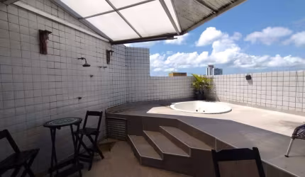 Cobertura com 3 dorms, Vila Mathias - R$ 749 mil, Cod:3832