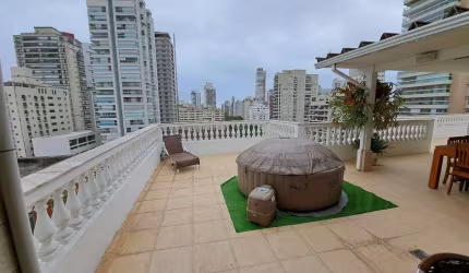 Cobertura com 3 dorms, Boqueirão, Santos - R$ 1.91 mi, Cod: 3195