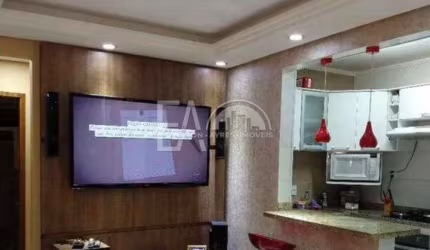 Apartamento com 1 quarto, Centro, São Vicente - R$ 265 mil, Cod: 4968