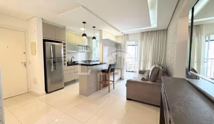 Apartamento mobiliado com 2 dormitórios para alugar em Santos