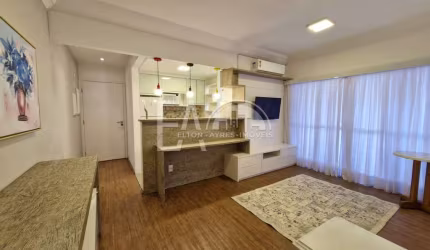 Apartamento 1 dorm. mobiliado para alugar no Boqueirão - Santos