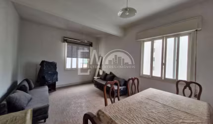 Apartamento com 1 quarto à venda - Prédio frente praia - Santos