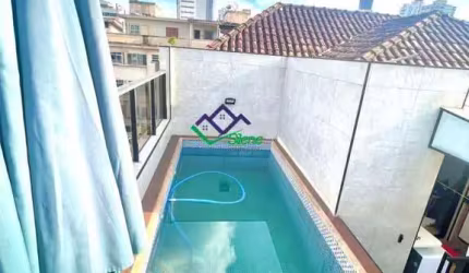 Casa para Venda em Santos, Boqueirão, 3 dormitórios, 2 suítes, 4 banheiros, 2 vagas