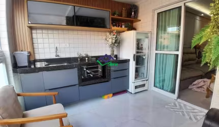Apartamento para Venda em Praia Grande, Tupi, 3 dormitórios, 1 suíte, 2 banheiros, 2 vagas