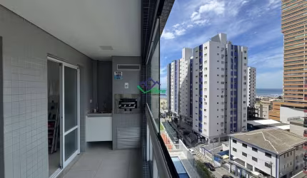 Apartamento para Venda em Praia Grande, Boqueirão, 2 dormitórios, 1 suíte, 2 banheiros, 2 vagas