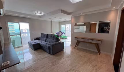 Apartamento para Venda em Praia Grande, Guilhermina, 3 dormitórios, 1 suíte, 2 banheiros, 2 vagas