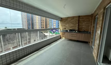 Apartamento para Venda em Praia Grande, Aviação, 3 dormitórios, 2 suítes, 3 banheiros, 2 vagas