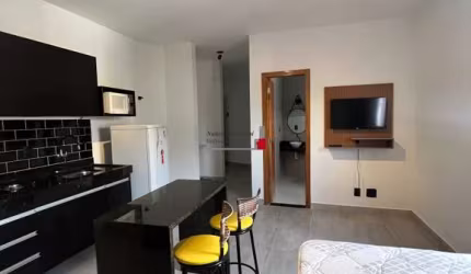Aluguel de Studio em Condomínio de Luxo na Vila Maria Luisa, São Paulo-SP: 1 Quarto, 1 Banheiro, 20m².