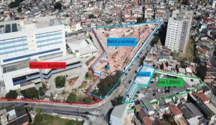 TERRENO À VENDA - VILA BRASILÂNDIA - FRENTE METRÔ SÃO PAULO/SP