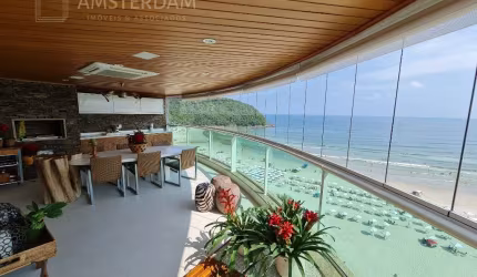 Apartamento frontal ao mar alto padrão à venda Riviera de São Lourenço módulo 8