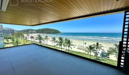 Apartamento novo frontal ao mar à venda na Riviera de São Lourenço no módulo 7