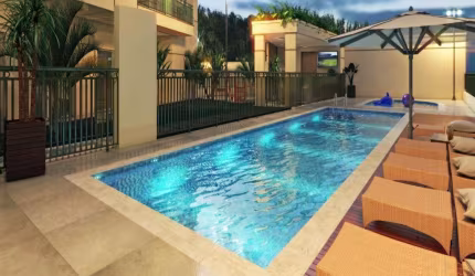 Apartamento novo em Bertioga com 2 dormitórios