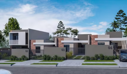 Casa com 3 quartos à venda na Rua Rafaela Odppis Trauczynski, Porto das Laranjeiras, Araucária, 70 m2 por R$ 450.000