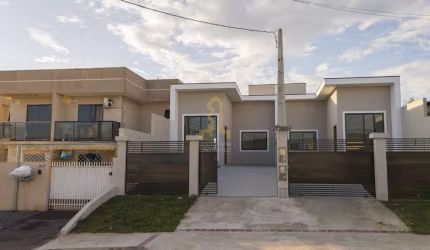 Casa com 2 quartos à venda na Rua Catarina Druszcz Gotfrid, 239, Passauna, Araucária, 63 m2 por R$ 490.000