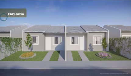 Casa com 2 quartos à venda na Rua Martins Follador, 150, Campo Largo da Roseira, São José dos Pinhais, 51 m2 por R$ 279.000