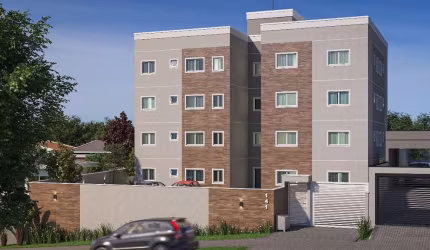 Apartamento com 1 quarto à venda na Rua Deputado João Leopoldo Jacomel, Iguaçu, Araucária, 27 m2 por R$ 175.000