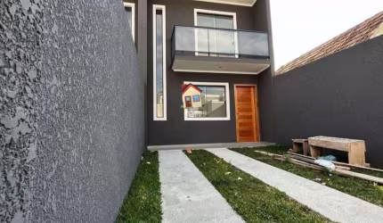 Casa com 3 quartos à venda na Rua Nelson Antônio Zamprogna, 171, Tatuquara, Curitiba, 82 m2 por R$ 380.000