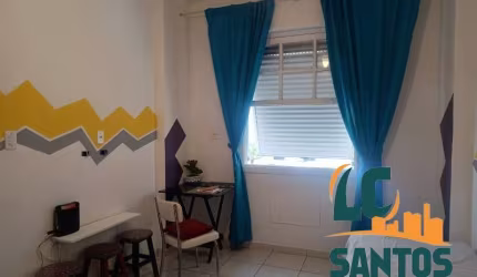 Apartamento com 1 quarto para alugar na Rua General Rondon, 39, Aparecida, Santos, 35 m2 por R$ 2.300