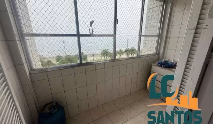 APARTAMENTO 2 DORMITÓRIOS VISTA MAR NA APARECIDA 77M² - ANDAR ALTO - TERRAÇO