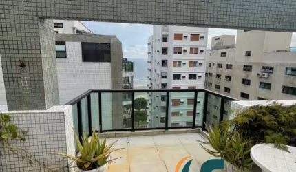 Apartamento com 2 quartos para alugar na Avenida Bartolomeu de Gusmão, 19, Boqueirão, Santos, 131 m2 por R$ 7.500