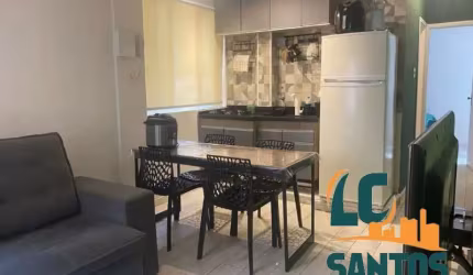 APARTAMENTO DE 1 DORMITÓRIO NO JOSÉ MENINO EM SANTOS - 400m da Praia.