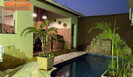 Casa com piscina 3 dormitórios R$ 480.000 - Parque São Sebastião - Ribeirão Preto/SP