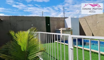 Sobrado com 3 dormitórios à venda, 250 m² por R$ 375.000 - Balneario Nossa Senhora de Fatima - Mongaguá/SP