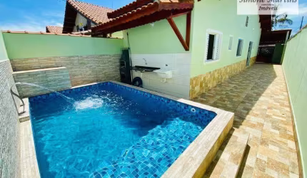Casa com 2 dormitórios à venda, 85 m² por R$ 369.800,00 - Jussara - Mongaguá/SP