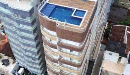 APARTAMENTO Á VENDA NO BAIRRO CAIÇARA - PRAIA GRANDE - SP - VISTA PARA O MAR.