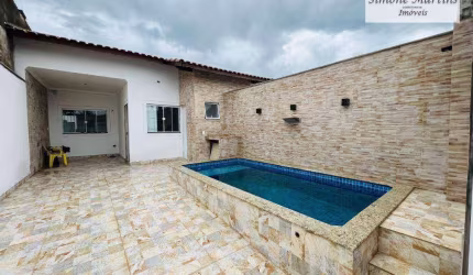 Casa com 2 dormitórios à venda, 60 m² por R$ 400.000,00 - Balneário Regina Maria - Mongaguá/SP