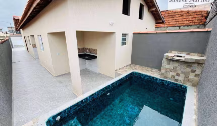 Casa com 2 dormitórios à venda, 59 m² por R$ 320.000,00 - Estância Balneária Tupy - Itanhaém/SP