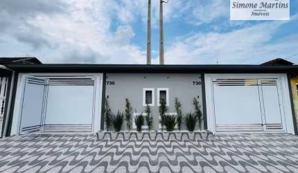 Casa com 2 dormitórios à venda, 89 m² por R$ 489.900,00 - Balneário Itaguaí - Mongaguá/SP