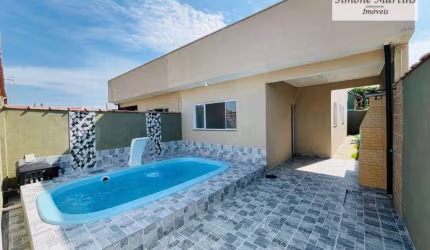 Casa com 2 dormitórios à venda, 80 m² por R$ 320.000,00 - Jardim Lindomar - Área Verde - Itanhaém/SP