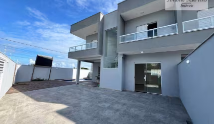 Sobrado com 3 dormitórios à venda, 107 m² por R$ 749.000,00 - Cibratel II - Itanhaém/SP