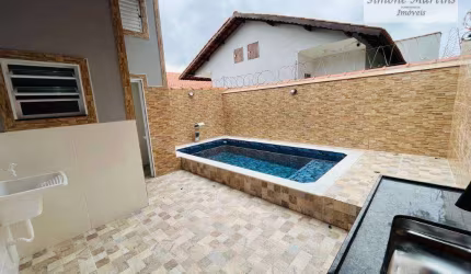 Casa com 2 dormitórios à venda, 72 m² por R$ 350.000 - Balneário Veneza - Itanhaém/SP