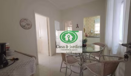 Apartamento a venda em Santos - Embaré  - 2 dormitorios MOBILIADO - Prédio frente à praia