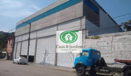 Galpão coberto para alugar 1000 mts  - Valongo - Santos/SP