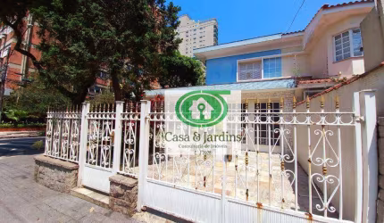 Casa Sobrado à 500 metros Praia Embaré - Santos/SP.  246m²  -  3 Quartos -   3 Vagas - Venda